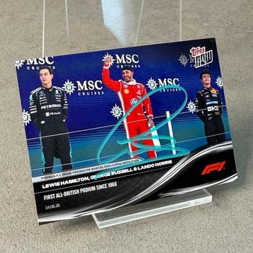 Ferrari - Topps Now - (039) Lewis Hamilton And the british