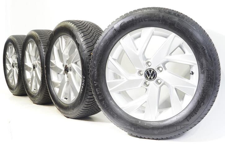 VW Tiguan 5N 18 inch Frankfurt velgen + All-Seasonbanden Con, Auto-onderdelen, Banden en Velgen, Ophalen of Verzenden