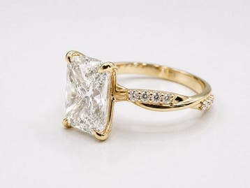Sans prix de réserve - Bague de fiançailles - 14 carats Or