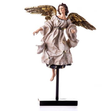 Sculpture, Koppel Engelen - 42 cm - Résine, Diversen, Nieuw
