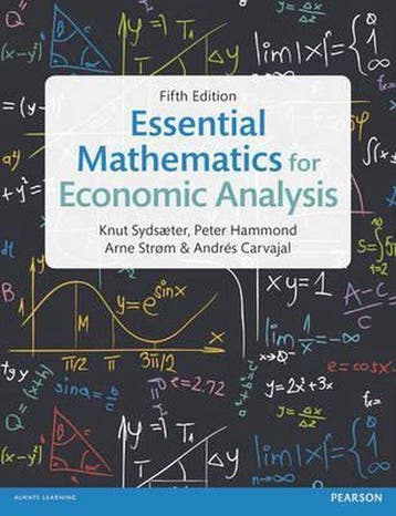 Essential mathematics for economic analysis 9781292074610, Verzenden, Knut Sydsæter