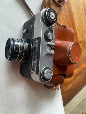 FED 5B + Industar-61 2,8/55mm Meetzoeker camera (Zonder, Audio, Tv en Foto, Nieuw