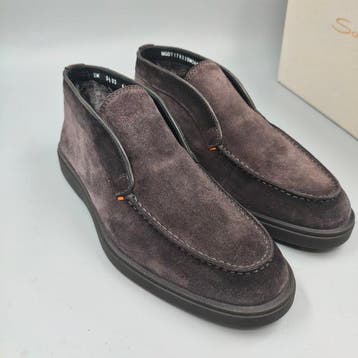 Santoni-UK5.5-With real Fur - Loafers - Nieuw in doos