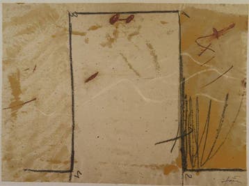 Antoni Tapies (1923-2012) - Dintel Stipitti