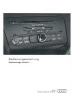 2013 AUDI RADIO CONCERT INSTRUCTIEBOEKJE DUITS