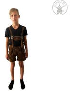 Luxe lederen tiroler broek voor kinderen, Ophalen of Verzenden