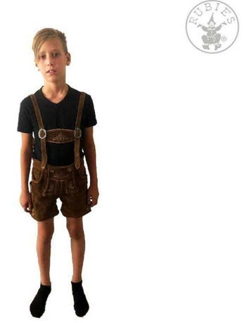 Luxe lederen tiroler broek voor kinderen, Ophalen of Verzenden, Nieuw