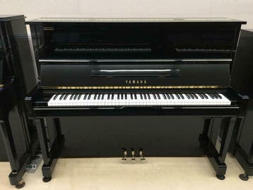 Pianos Yamaha U1  - Garantie: 10 ans  Pianos Michiels, Comme neuf, Noir, Piano, Brillant