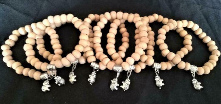 Enkelbandjes en armbanden uit diverse materialen, Bijoux, Sacs & Beauté, Bracelets pour cheville & Chaînes pour cheville, Enlèvement ou Envoi