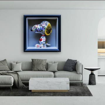 Urban3DArt (1971) - Snoopy Graf love Limited Edition Art