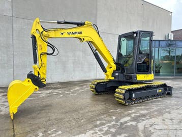 Veiling: Rupsgraafmachine Yanmar VIO50-6B Diesel 27.5kW 2017, Ophalen