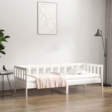 vidaXL Slaapbank zonder matras 80x200 cm massief grenenhout, Verzenden, Nieuw