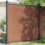 vidaXL Schuttingpaneel 180x186 cm HKC bruin, Verzenden, Nieuw