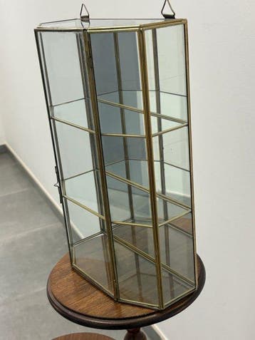 Vitrine - Laiton, Verre - Petite vitrine