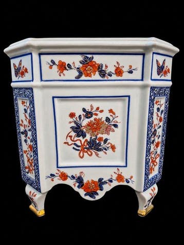 Limoges - Bloempot - Porselein - Haviland, Antiek en Kunst