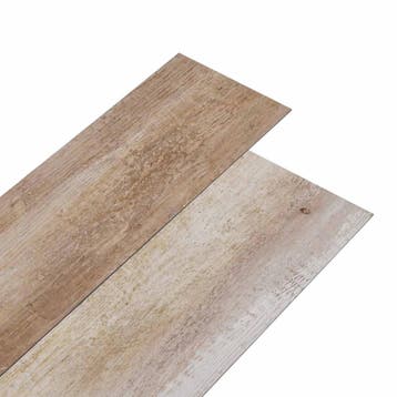 vidaXL Zelfklevende PVC Vloerplanken Wit Gewassen Hout 30,5, Doe-het-zelf en Bouw, Verzenden, Nieuw