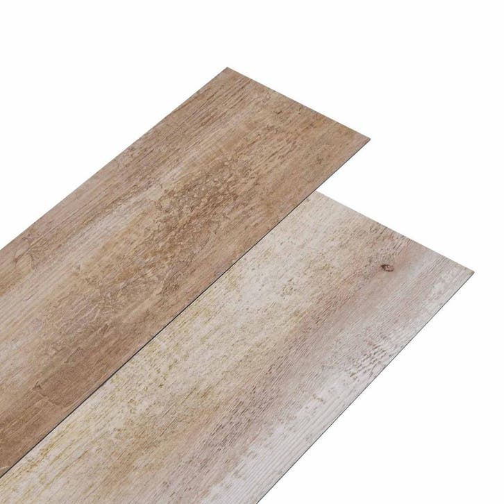 vidaXL Zelfklevende PVC Vloerplanken Wit Gewassen Hout 30,5, Doe-het-zelf en Bouw, Vloerdelen en Plavuizen, Nieuw, Verzenden