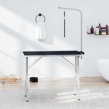 vidaXL Hondentrimtafel verstelbaar met 1 lus, Verzenden, Nieuw