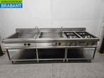 RVS Gico Baklijn 4 pits fornuis met 2 x dubbele bain marie, Ophalen of Verzenden, Nieuw in verpakking