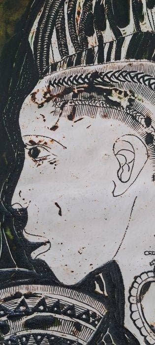 Bruce Onobrakpeya (1932) - Adumadan, Antiek en Kunst, Kunst | Designobjecten