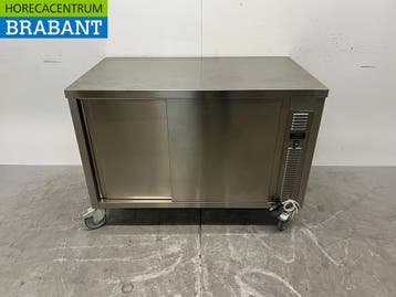 Armoire chauffante mobile Zanussi en acier inoxydable,, Verzenden