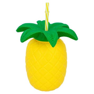 Beker Met Rietje Ananas, Verzenden