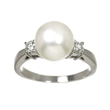 Mikimoto - Bague Platine, Nieuw