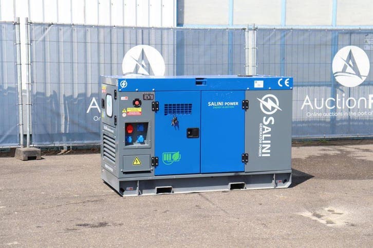 Veiling: Generator Salini K4100D Diesel 2026 37kVA Nieuw, Articles professionnels, Machines & Construction | Générateurs, Enlèvement