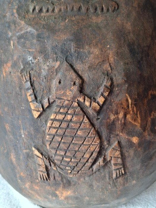Zwangere vrouw, het figuur symboliseert de maand waarin het, Antiquités & Art, Art | Art non-occidental