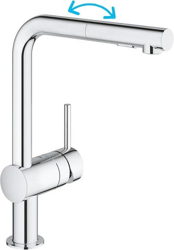 Grohe Minta Keukenkraan | 25% korting | Retour deal, Minder dan 50 cm, Verzenden, Zo goed als nieuw, Minder dan 25 cm