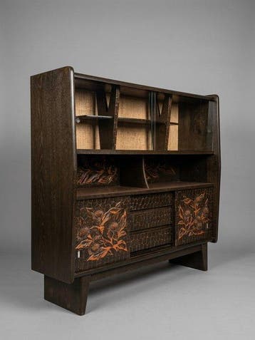 Kast - Hout, Glas - Japan