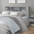 vidaXL Hoofdbordkast 200x18,5x104,5 cm grijs sonoma, Huis en Inrichting, Slaapkamer | Bedden, Verzenden, Nieuw