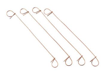 Tie-wire - Zakkensluiters gegloeid verkoperd 1,0x120mm, Verzenden, Nieuw