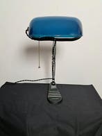 Arts and Crafts - Bureaulamp - Ijzer, Glas -