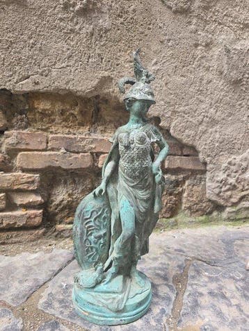 sculptuur, Atena - 61 cm - Brons