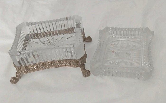 Sieradendoos - Bergkristal, Antiquités & Art, Curiosités & Brocante
