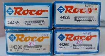 Roco H0 - 44455/44390 - Modeltrein personenwagen (4) - 4x, Nieuw