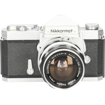Tweedehands Nikkormat FT met Nikkor-S Auto 35mm f2.8 CM5236, Ophalen of Verzenden, Gebruikt