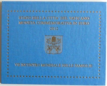 Vaticaan. 2 Euro 2012/2015 Weltfamilientreffen (2 pieces)