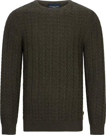 Cavallaro Orvieto Trui Donkergroen maat Maat 52/54 (L) Heren, Maat 52/54 (L), Verzenden, Nieuw, Groen