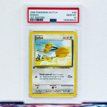 Pokémon Graded card - DODUO #48 1ST EDITION - Pokémon - PSA, Hobby & Loisirs créatifs, Jeux de cartes à collectionner | Pokémon
