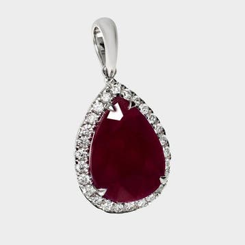 Sans prix de réserve - Pendentif - 14 carats Or blanc, HRD, Handtassen en Accessoires