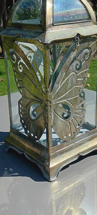 Lantaarn - huis of tuinlantaarn - metaal glas