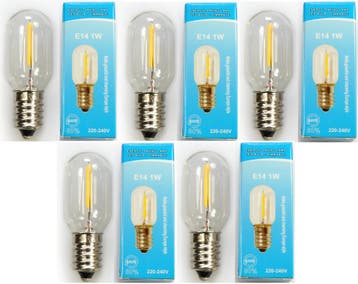 5x LedLamp Klein Dimbaar / Lamp LED E14 Fitting Smal - 1..., Maison & Meubles, Lampes | Lampes de table, Ophalen of Verzenden