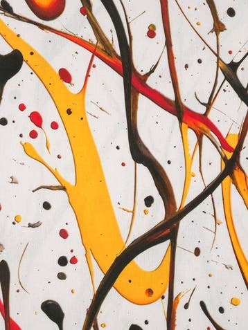3,60 × 1,50 meter TexStilArt - POLLOCK - Exclusief textiel