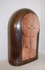 Amsterdamse School klok - Metaal - 1920-1930, Antiquités & Art, Antiquités | Horloges