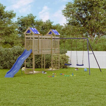vidaXL Speelhuis geïmpregneerd grenenhout, Verzenden
