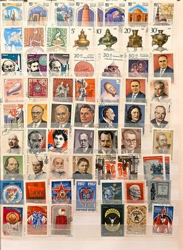 Rusland - Russische postzegelverzameling, Gestempeld