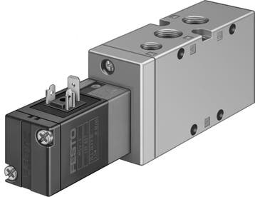 Festo 5/2 Monostable Air Électrovanne G1/4 1600l/min - 33184, Bricolage & Construction, Verzenden