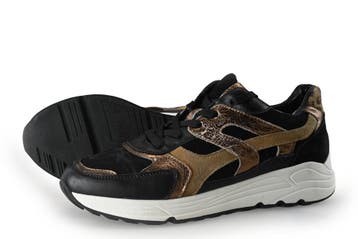 Manfield Sneakers in maat 40 Zwart, Verzenden, Sneakers